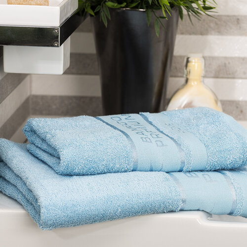 4Home Bamboo Premium ręczniki jasnoniebieski, 50 x 100 cm, 2 szt.