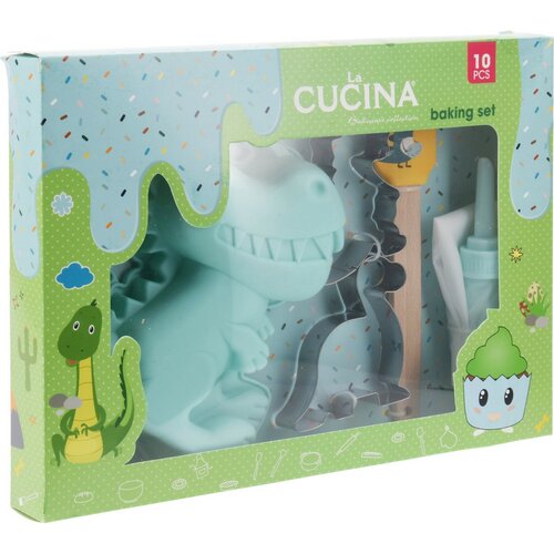 La Cucina Kinderbackset Dino, 10 Teile