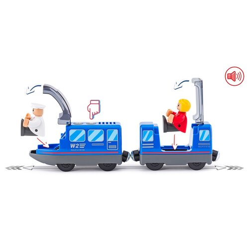 Woody Lokomotywa elektryczna z wagonikiem