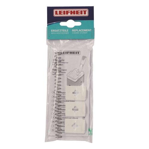 Set Leifheit de 3 tampoane de cauciuc și arcpentru Cherrymat 3.0 aparat de scos sâmburi 37213