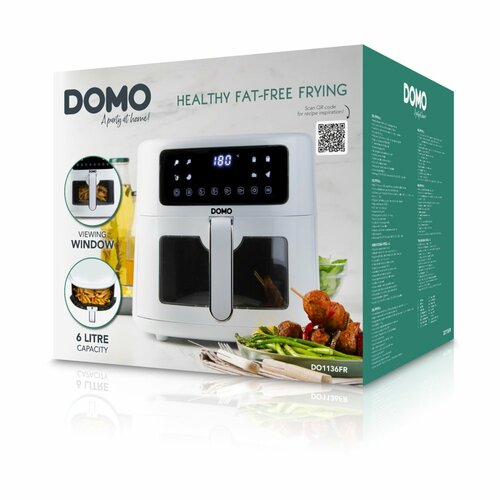 DOMO DO1136FR digitální horkovzdušná fritéza, 6 l