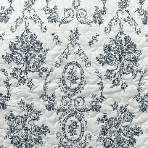 4Home Narzuta na łóżko Blue Patrones, 220 x 240 cm, 2 szt. 50 x 70 cm