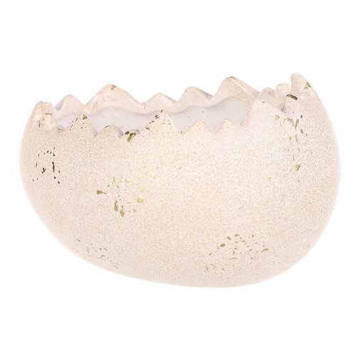 Vase de ceramică pentru flori Coajă orizontală, 17x 13 x 9 cm