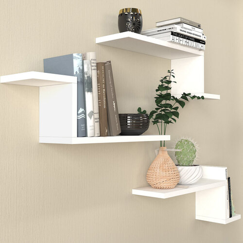 Polica Lowa White, 3 kos