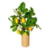 Sztuczne Mini drzewko cytrynowe z owocami, 30 cm