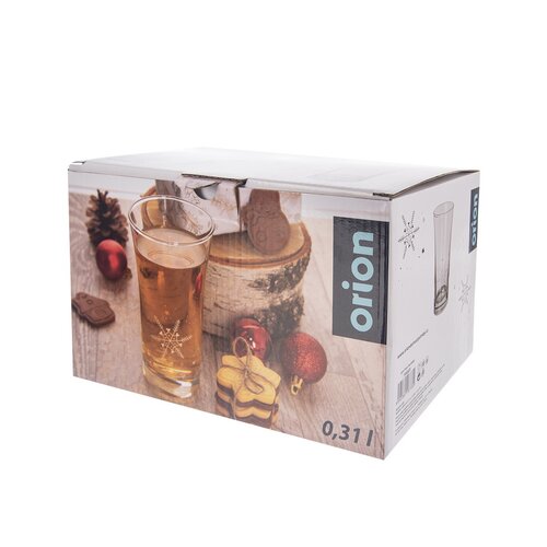 Orion Set of glasses Vločka 0,31 l, 6 kos