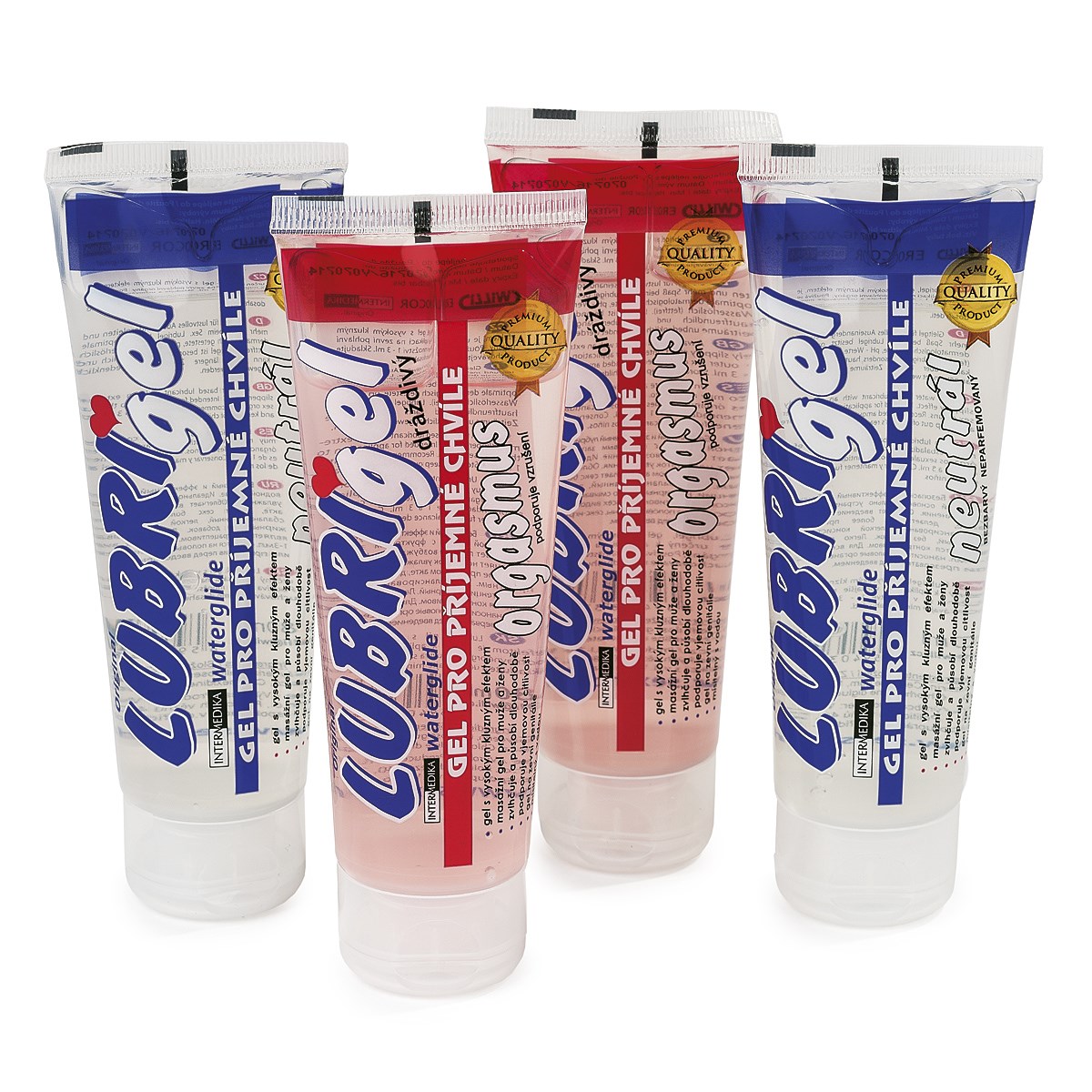 Lubrikační gel, 4 ks