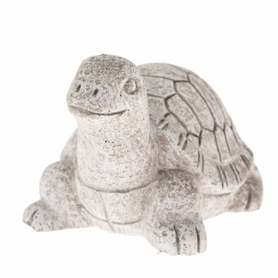 Dekoracja ogrodowa Żółw, beton, 11,5 7,5 8,5 cm, szary