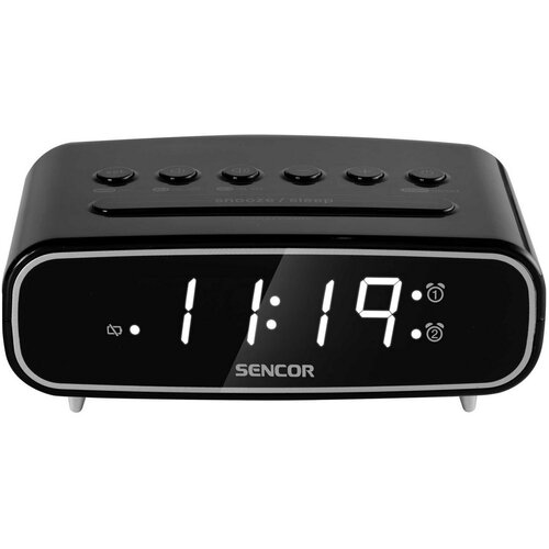 Sencor SRC 2600 B radiobudzik, czarny