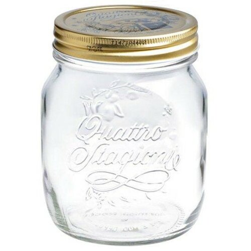 Bormioli Rocco Zavařovací sklenice s víčkem Quattro Stagioni, 700 ml