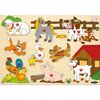 Woody Puzzle na deski Živali na kmetiji