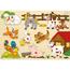 Woody Puzzle an Bord Tiere auf dem Bauernhof