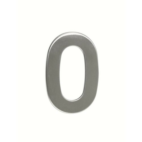 Nerjaveča hišna številka 0, 2D ploščata