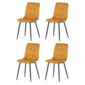 Set de scaune de sufragerie CT-281 YEL4, 4 buc