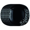 Luminarc Sada dezertných tanierov Ombrelle 20 cm, 6 ks, čierna