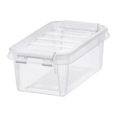 SmartStore Pojemnik z białymi klipsami Classic, 0,3 l
