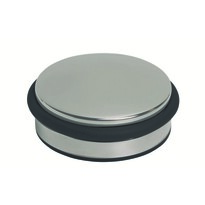 Edelstahl-Türstopper PUCK, D. 9,5 cm