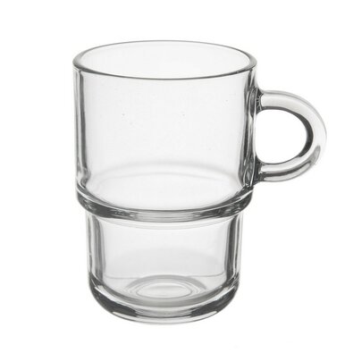 Orion Set of 6 Cozy glass mugs, 0.35 ml