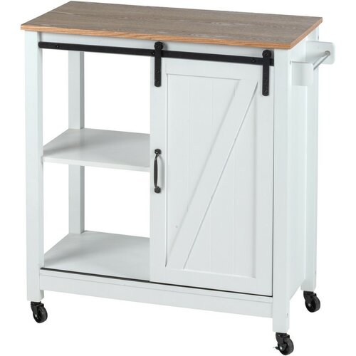 Wenko Wózek kuchenny Landhaus, 80 × 40 × 88,5 cm