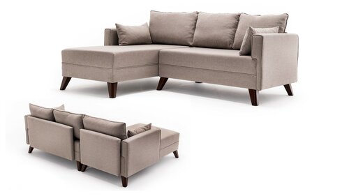 Sofa narożna Bella Narożnik Lewy 2 Kremowy