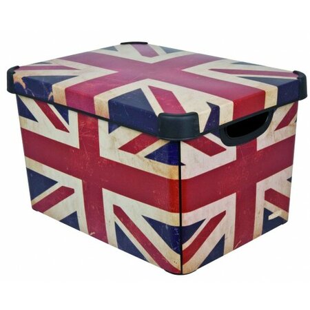 Curver BRITISH FLAG úložný box dekoratívny veľký