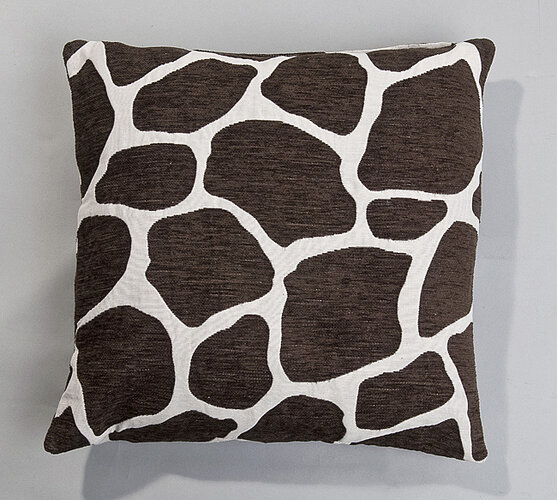 Povlak na polštářek Žirafa BO-MA, 45 x 45 cm, bílá + černá