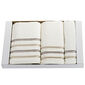Dárkový set ručníků Nicola krémová, sada 3 ks