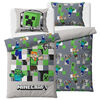 Minecraft gyerek ágyneműhuzat Fedezd fel a világod, 140 x 200 cm, 70 x 90 cm