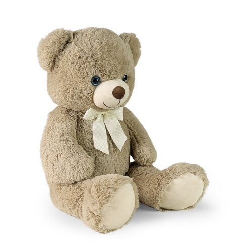 Rappa Duży miś pluszowy Harvey cappuccino z zawieszką, 78 cm