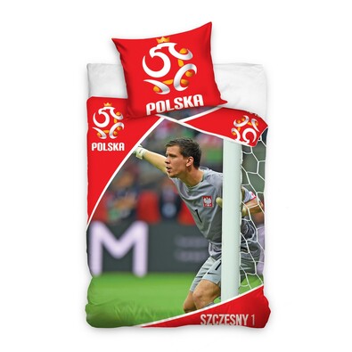 Pościel bawełniana Polska Wojciech Szczęsny 1, 160 x 200 cm, 70 x 80 cm