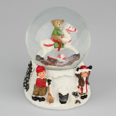 Snežítko Medvedík na koni