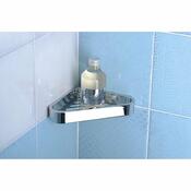 GEDY 3283 Smart kotna polica za tuš, 17 x 3 x 17cm, srebrna