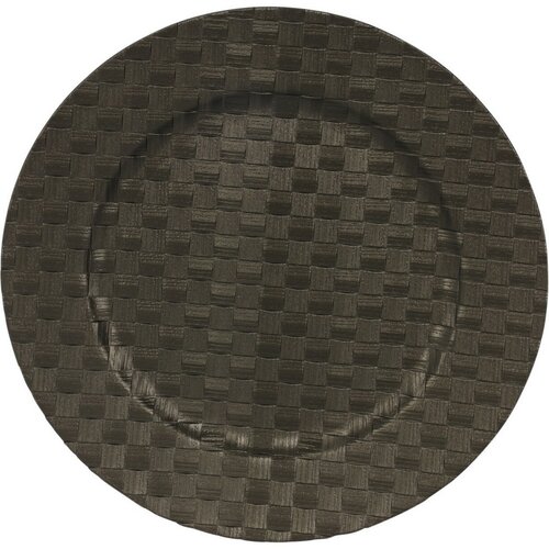 Black Weaving tányéralátét, 33 cm