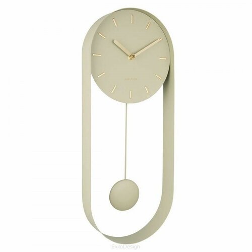 Karlsson 5822OG designové kyvadlové nástěnné hodiny, 50 cm
