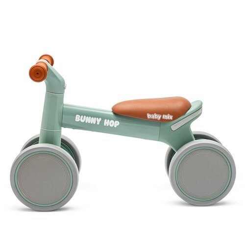 Baby Mix Odpychacz dla dzieci Bunny Hop Ultralight, zielony