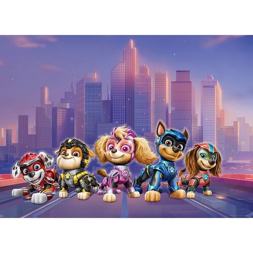 Tapet foto pentru copii Paw Patrol Movie 251 x 182cm, 4 părți