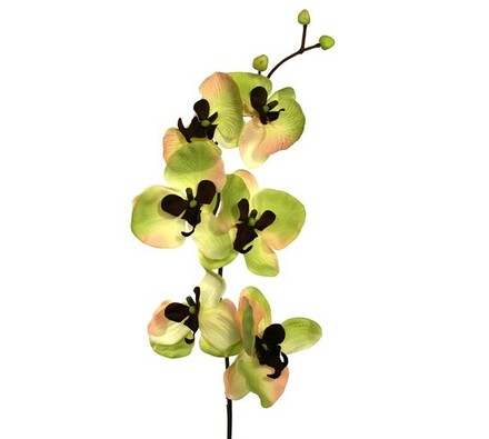 Umělá květina orchidej zelená