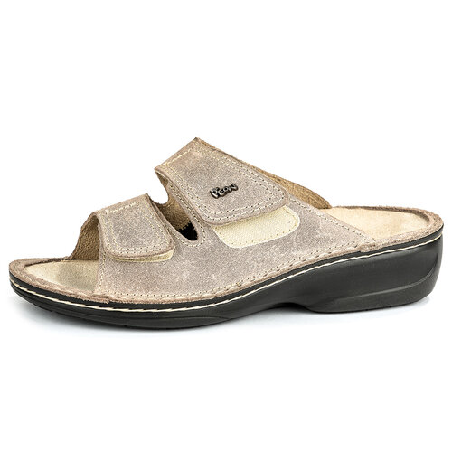 Peon damskie klapki MJ3701 beżowy, rozm. 36