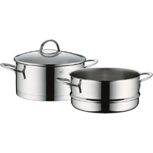 Kela Edelstahl-Dampftopf mit Deckel CAILIN, 20 cm