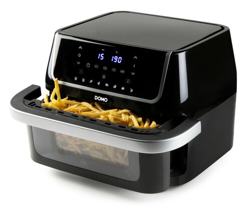 DOMO DO544FR horkovzdušná rodinná fritéza s průzorem, 10 l