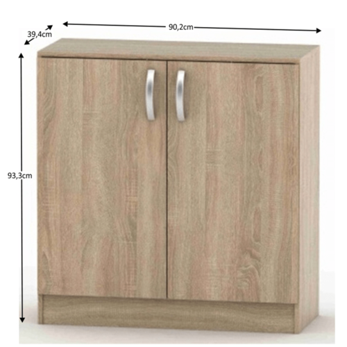 Skříňka BETTY 2, dub Sonoma