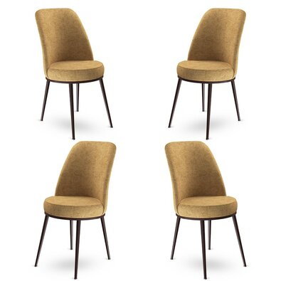 Dexa Cappuccino és Brown étkezőszék szett, 4 db