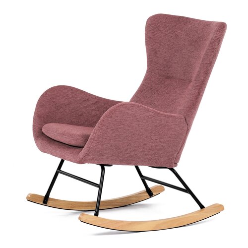 Fotel bujany PINK2, różowy