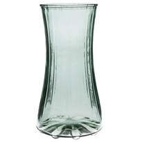Скляна ваза Olge, зелена, 23,5 x 12,5 см