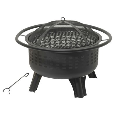 Cattara Prenosni ognjišče z pokrovom Merapi, 80 x80 x 62 cm