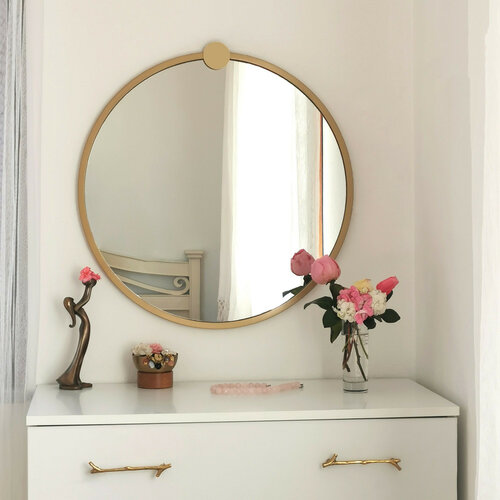 Ogledalo Gold Metal Ayna 60 cm