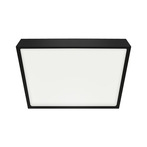 Emithor Stropné LED svietidlo LENYS III. 27024, 14 x 14 cm, 12W, IP20/IP44, čierna