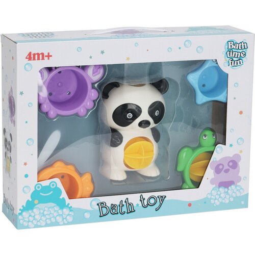 Badespielzeug-Set Panda, 5 Teile, ab 4 Monaten