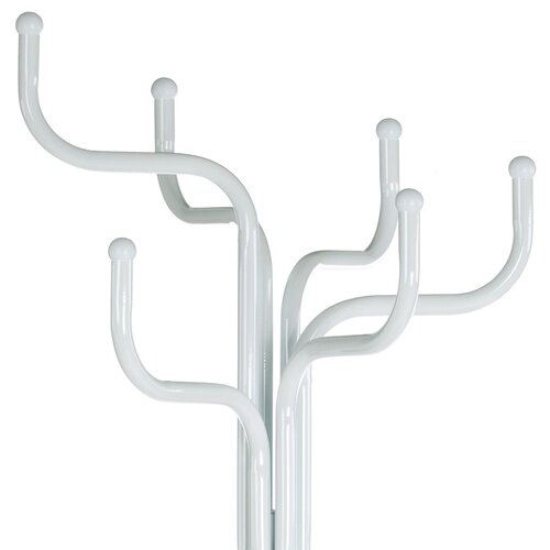 Cuier metalic Peg alb, 188 cm