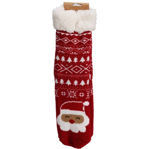 Świąteczne skarpety Christmas Santa, damskie, rozmiar uniwersalny, 1 para